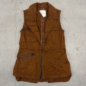 Anthropologie Hei Hei Copper Sleeveless Vest